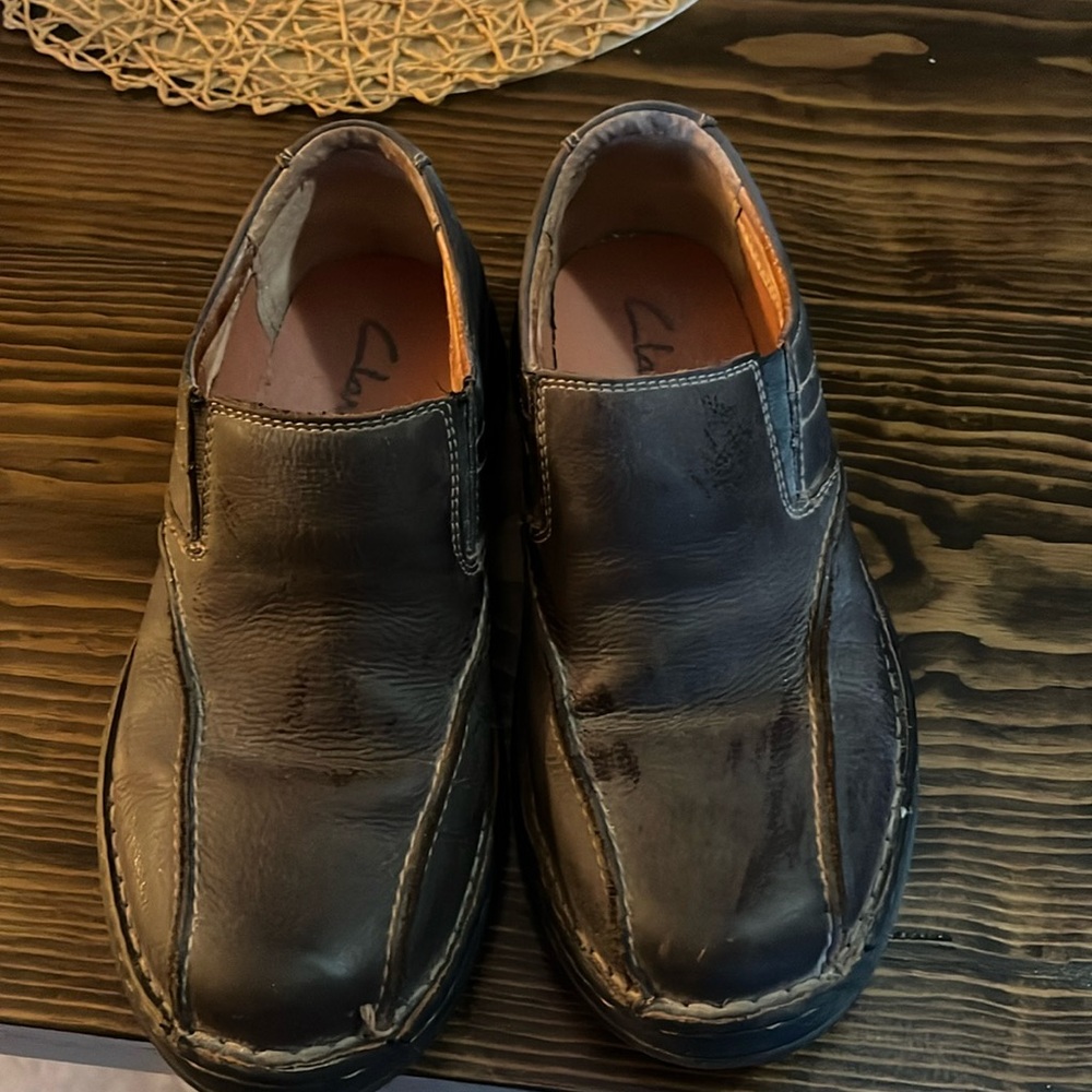 Men’s leather loafers by Clark’s